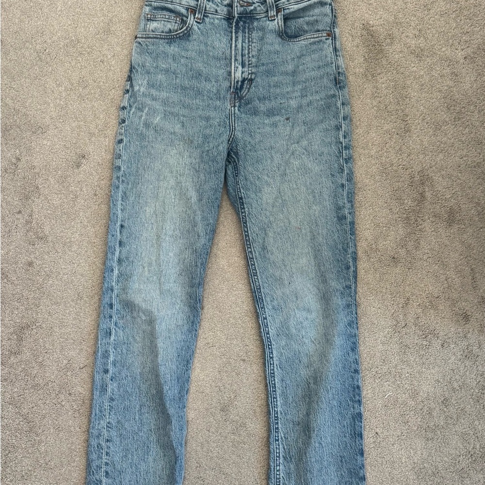 Reformation High Rise Blue Jeans Malta Liza